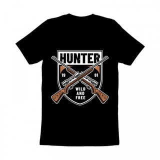 เสื้อยืดโอเวอร์ไซส์เสื้อยืด พิมพ์ลาย Hunter Gildan สําหรับผู้ชาย และผู้หญิง 38411392S-3XL