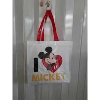 กระเป๋าเอนกประสงค์ หิ้ว - สะพาย Mickey Mouse  ลดโลกร้อน ของใหม่ 100%