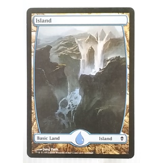 MTG Card Black Core - Modern Set - Basic Land - Island 235/249 (Magic: The Gathering - English Proxy Card)