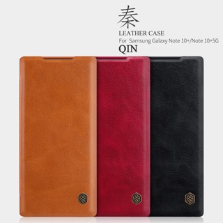 เคสหนังฝาพับQIN For Galaxy Note 10 / Note 10 Plus /  Note10 / Note10Plus Nillkin QIN Leather Case