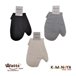 Komonoya ถุงมือกันความร้อนสีเรียบ