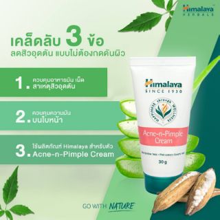 [📣พร้อมส่ง][Exp. 06/2024] ครีมแต้มสิวAcne-n-pimple-cream  himalaya herbals แต้มสิวหิมาลายา