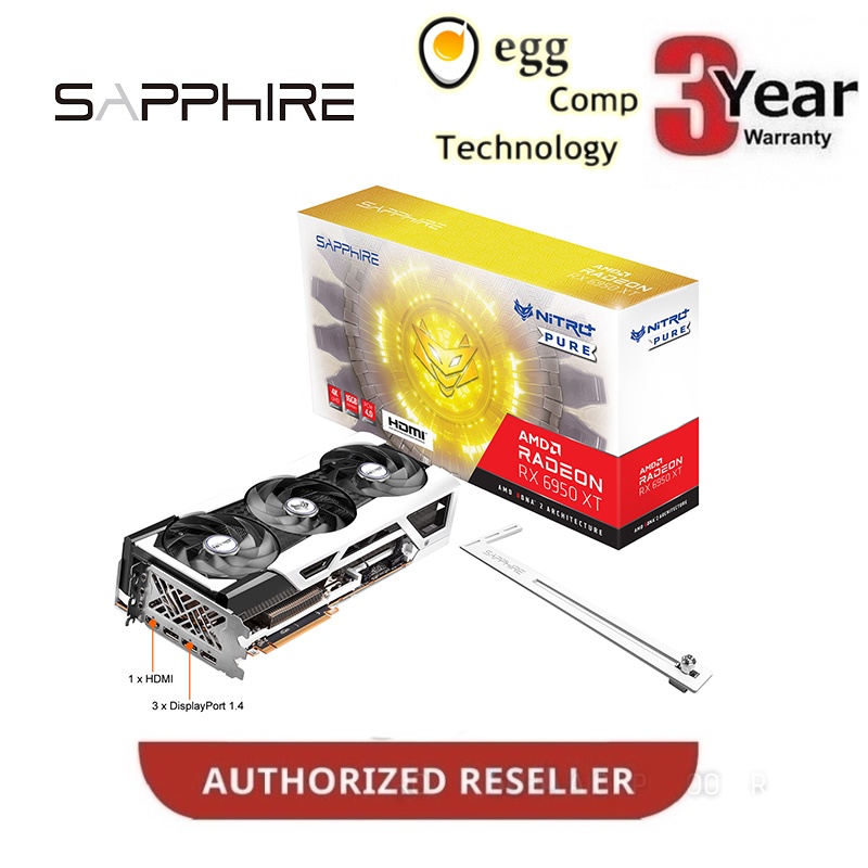 SAPPHIRE NITRO+ PURE RADEON RX 6950 XT 16GB GDDR6 RX6950XT [11317-04-20G]