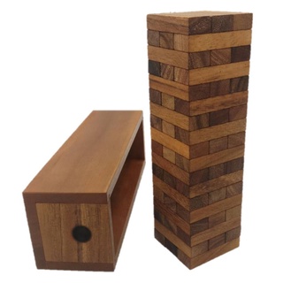 ตึกถล่ม ของเล่นไม้ เกมส์ไม้ผลิตภัณฑ์จากไม้ ฉำฉาแท้ เกม คอนโด…