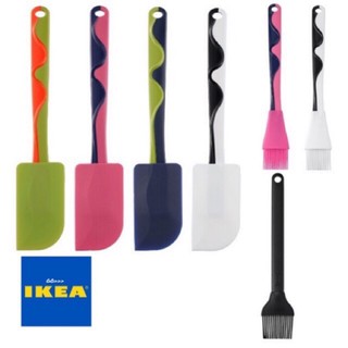 GO_ IKEA {พร้อมส่ง+แท้💯%} ไม้พายซิลิโคน GUBBRÖRA กุบเบรียร่า ที่ปาดเค้กซิลิโคน ไม้พาย แปรงทาเนย แปรงทาซอส ikea อิเกีย