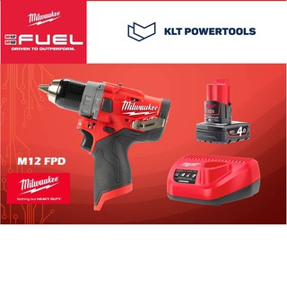 สว่านกระแทกไร้สาย MILWAUKEE M12 FPD-402C พร้อมแบตเตอรี่