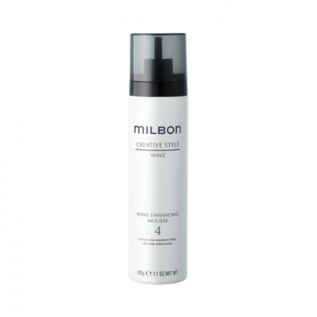 Milbon Creative Wave Enhancing Mousse 4 ( มูสจับลอนแบบธรรมชาติของ Milbon พร้อมเทคนิคการใช้งาน )