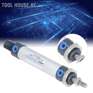 Tool House.ay Air Cylinder Pneumatic Mini 20mm Bore Double Action 0.1‑0.8Mpa Aluminium Alloy MAL20