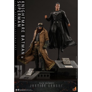 🕊️พร้อมส่ง ฟิกเกอร์ โมเดล ของสะสม Hot Toys TMS038 1/6 Zack Snyders Justice League - Knightmare Batman and Superman