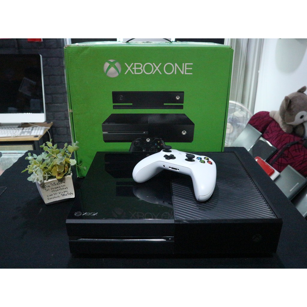Xbox one + จอยแท้สีขาว 1 จอย มือสอง พร้อมกล่อง