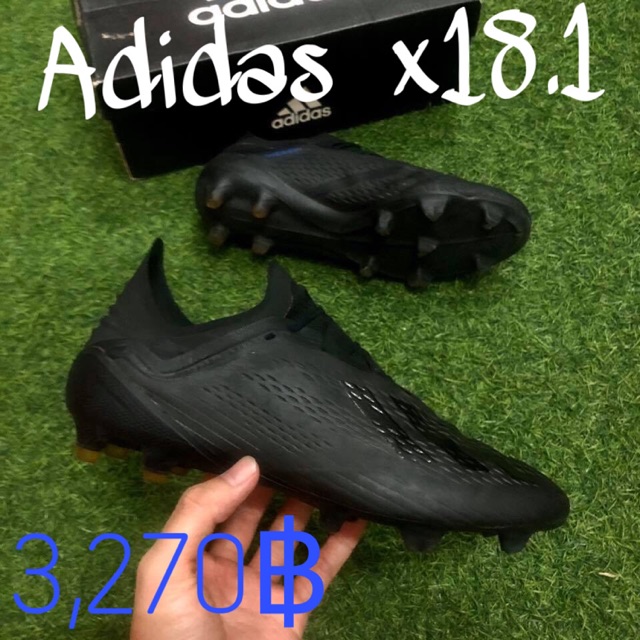 #มือสอง #รองเท้าบอล Adidas X 18.1 FG black out  7.5us #พร้อมส่ง