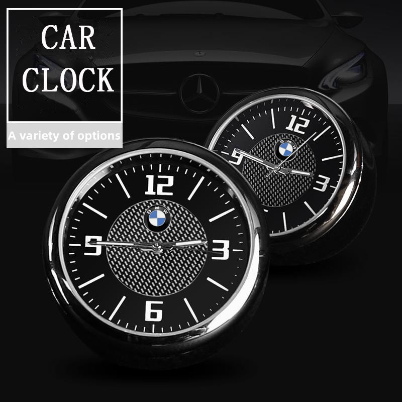 BMW รถ นาฬิกาอิเล็กทรอนิกส์ นาฬิกาควอตซ์ขนาดเล็ก ชนิดส่องสว่าง เหมาะสำหรับ  G20 F10 E46 F30 E39 G30 E60 E90 X1 E84 645ci E63 E36 E30 X3 F25 X3 G01 X1 F48 F32 F34 E92 G22 F44