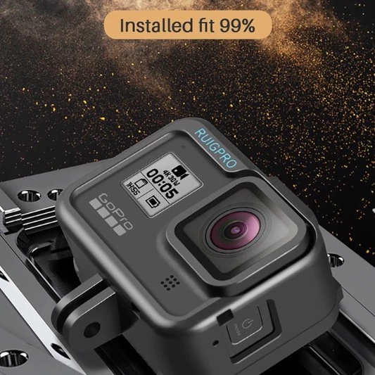 RUIGPRO Metal Case for GoPro Hero 8 with Cold-Shoe Mount เคสโลหะกันกระแทก สำหรับกล้องแอคชั่นแคม GoPro Hero 8 thumbnail 4