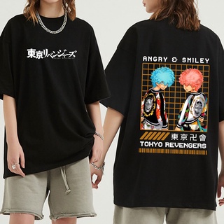 เสื้อยืดพิมพ์ลายเสื้อยืดพิมพ์ลายกราฟฟิค Anime Tokyo Revengers Angry สไตล์ญี่ปุ่นสําหรับผู้ชาย