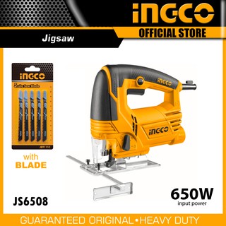 INGCO เลื่อยจิ๊กซอ 650W  รุ่น JS6508 และเลื่อยจิ๊กซอ 570W รุ่น JS57028 ประกันศูนย์ 2 ปี