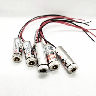 เลเซอร์ LASER 5VDC 5MW  650nm ปรับเลนส์ได้ dia.12 x35 มิล มี 3แบบ แบบเส้น กากบาทและจุด