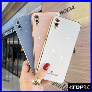 เคส Vivo Y91C เคส Vivo Y1S เคส Vivo V11 Y95 Y93 Y91 Y91i V9 Y85 V11i Y20 Y12A Y12S Y20S Y17 Y15 Y12 Y11 เคสโทรศัพท์มือถือแฟชั่น ขอบตรง ลาย ZB สําหรับ