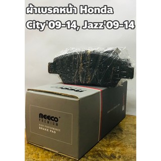 ผ้าเบรคหน้า Honda City09-14, Jazz09-14 ยี่ห้อ Reeco