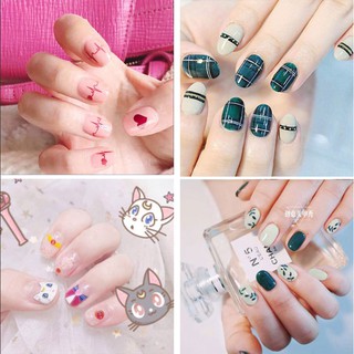 Korea Nail Sticker 3D Nail Sticker สติ๊กเกอร์ติดเล็บน่ารัก  DA041- DA060