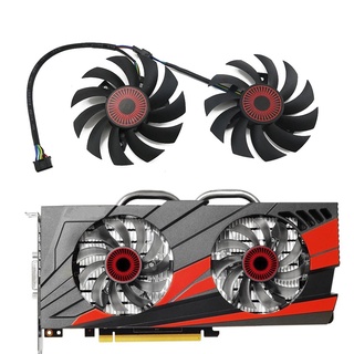 2PCS/lot 5Pin FD7010H12S GTX 1060 960 SI OC for ASUS GTX1060-03G GTX960 GAMING Graphics card cooling fan T128010SH