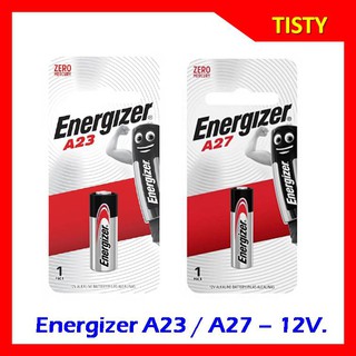 แท้ 100% Energizer 23A (A23 ) / 27A (A27) Alkaline Battery ถ่านอัลคาไลน์ 12V (1 ก้อน)