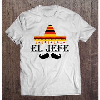 เสื้อยืด ลาย El Jefe Sombrero The Boss ตลกi6v