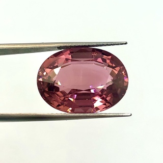 100% Natural 17.89 carats Flawless Oval Fancy Vivid Pink Mozambique Tourmaline No Heat Treatment