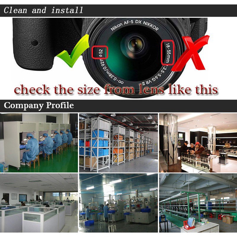 Knightx 2in1 UV CPL เลนส์กรองแสง Polarizer 49มม.52มม.55มม.58มม.62มม.67มม.72มม.77มม.สําหรับ D70