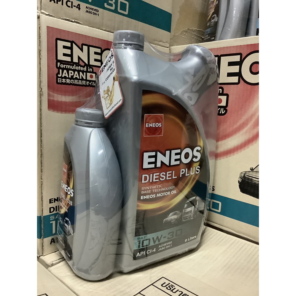 น้ำมันเครื่อง ENEOS Diesel Plus 10W-30 - เอเนออส ดีเซลพลัส 10W-30  6+1 ลิตร