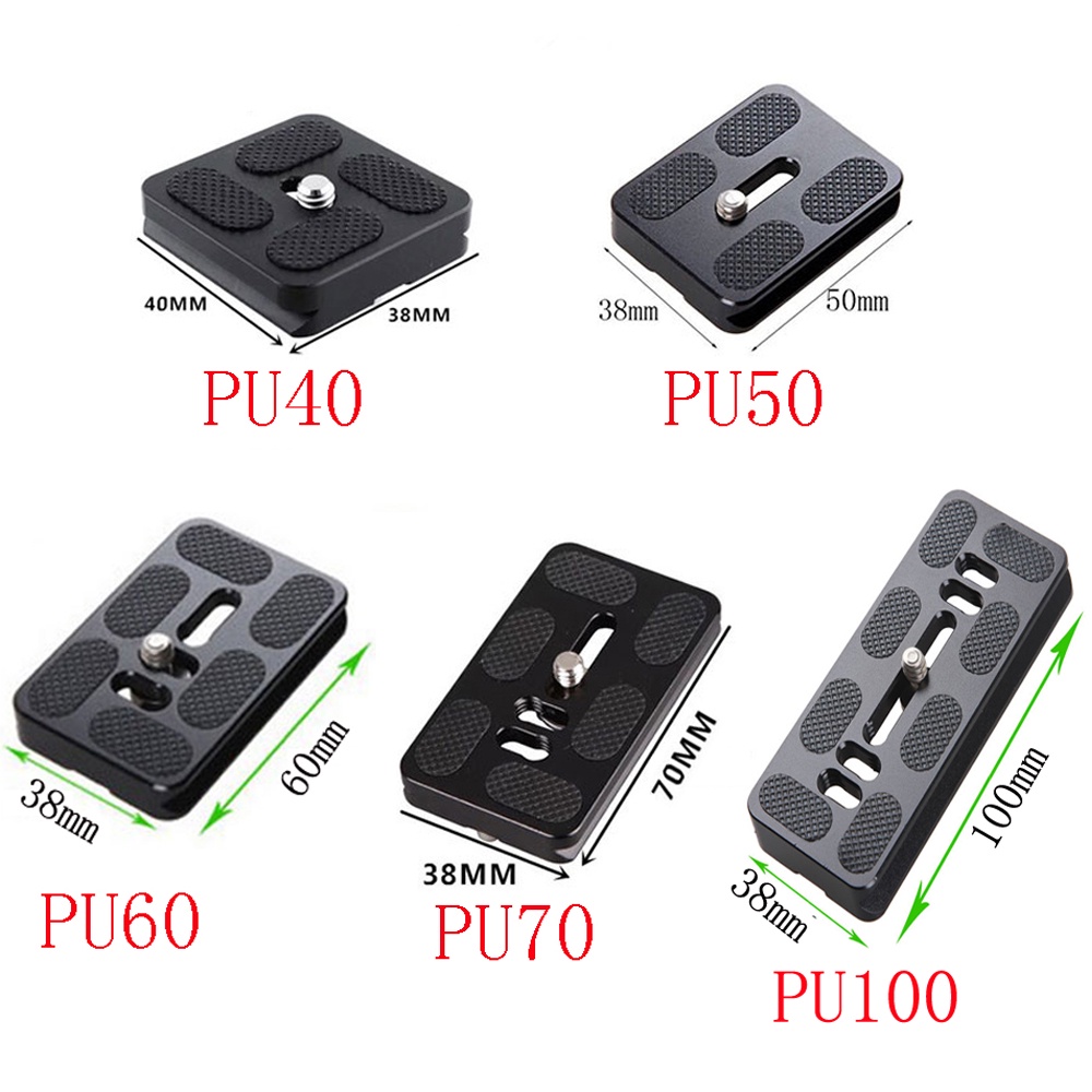 ขาตั้งกล้องอเนกประสงค์ Monopods สกรู 1/4 นิ้ว PU40 PU50 PU60 PU70 PU100 อุปกรณ์เสริมกล้อง