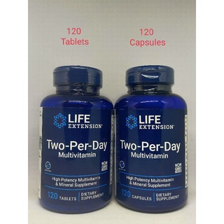 วิตามินและเกลือแร่รวมจากอเมริกา ( Life Extension Two-Per-Day  120  tablets / capsules )