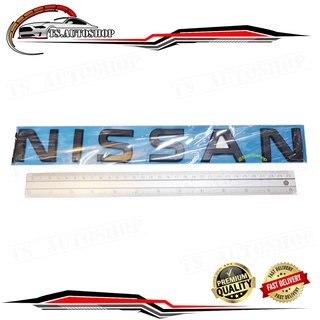 logo NISSAN สีดำด้าน 1 ชิ้น โลโก้ Nissan นิสสัน Matte balck