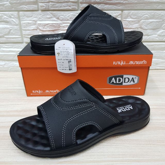 ADDA รองเท้าPUชาย รุ่น73801-M1ไซส์ 39-45