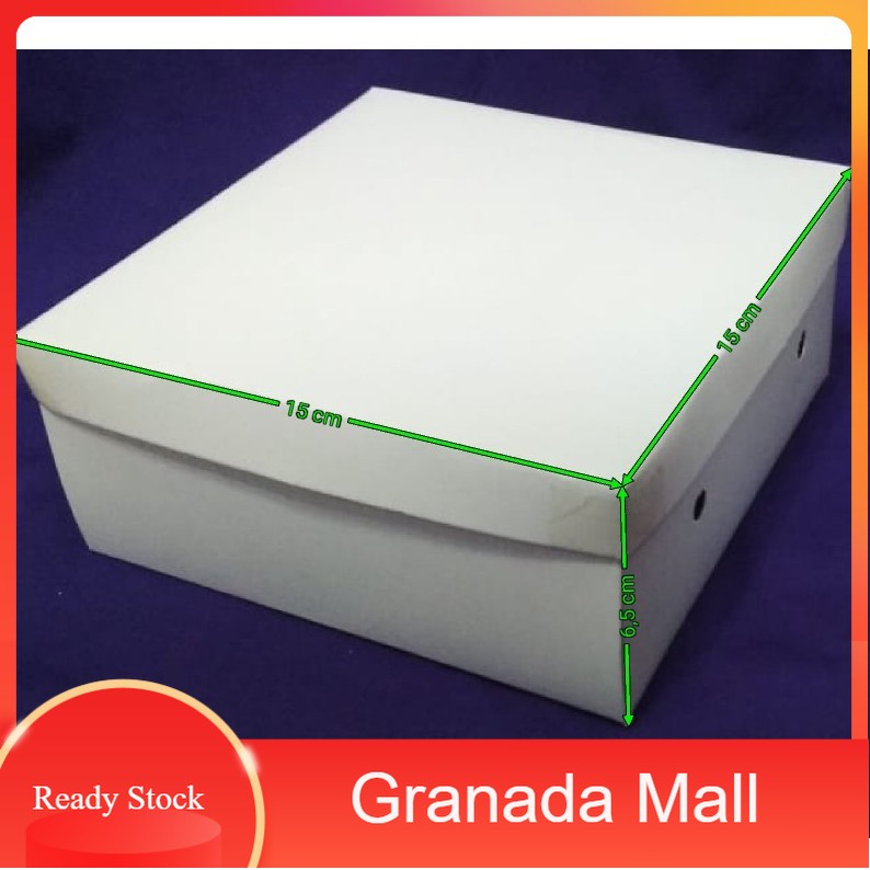 ใส่ขายที่ดีที่สุด!!! (Cardboard) Snack Box/กล่องข้าวขาวธรรมดา Uk. 15 x 15 x 9