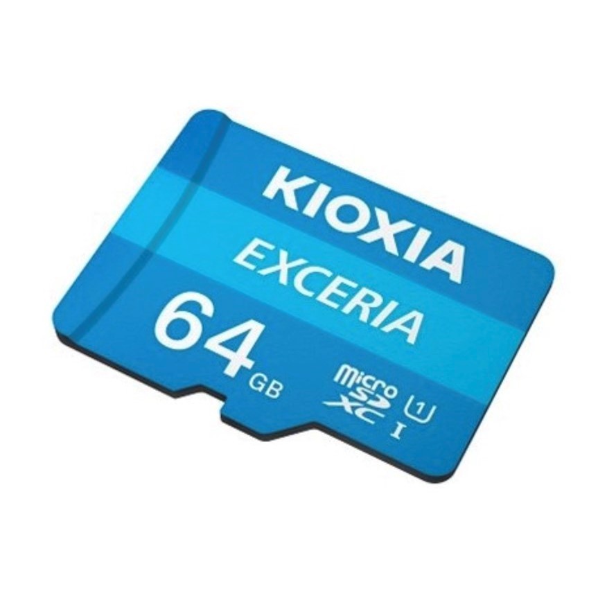 Micro SD card 64GB Kioxia EXCERIA CL10 U1 Speed Read 100MB/s | Shopee  Thailand