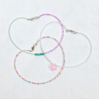(พร้อมส่ง) 💖pastel necklace🌈