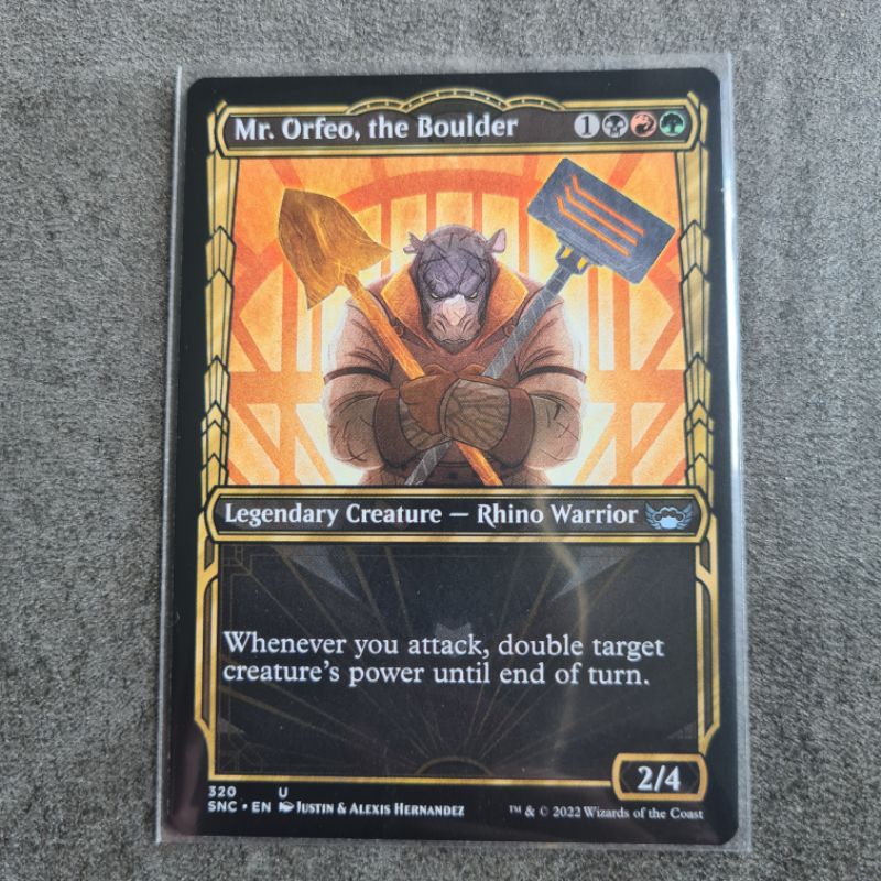 Mr. Orfeo, the Boulder 320 Streets of new capenna (mtg) Magic The Gathering , illustrator justin & A