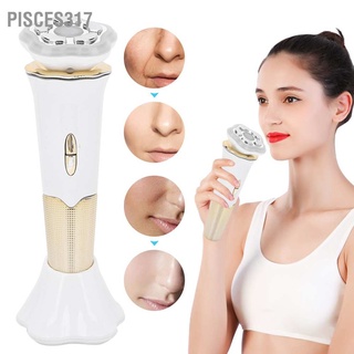 Pisces317 Rf เครื่องนวดกระชับผิวหน้า มีไฟ Led คืนความอ่อนเยาว์