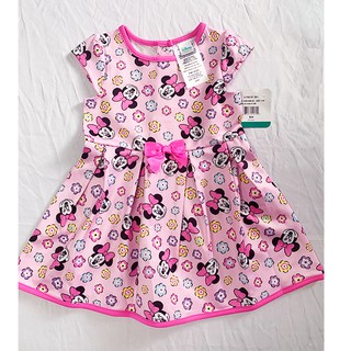 Kids baby girls printed dress 2 pieces set