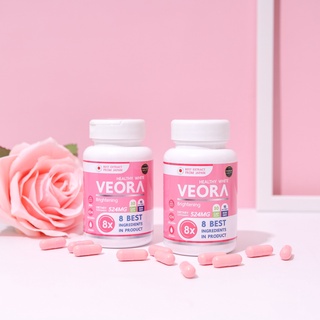 VEORA(วีออร่า) วิตามินผิวสวย ใส สารสกัดนำเข้าจากญี่ปุ่น ช่วยแก้ผิวเสีย ทำให้ผิวเนียนนุ่ม ลดสิว ผิวมัน และริ้วรอย