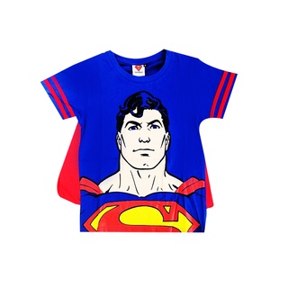 SUPERMAN : เสื้อยืดเด็กผู้ชาย ลิขสิทธิ์แท้