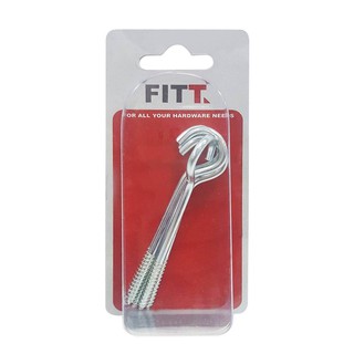 สกรู, น๊อตและแหวน สกรูหัวห่วง ตัวซี FITT 5.0X70 MM 5 ตัว อุปกรณ์ยึดติด เครื่องมือช่างและฮาร์ดแวร์ FITT IR 5.0X70MM C SHA