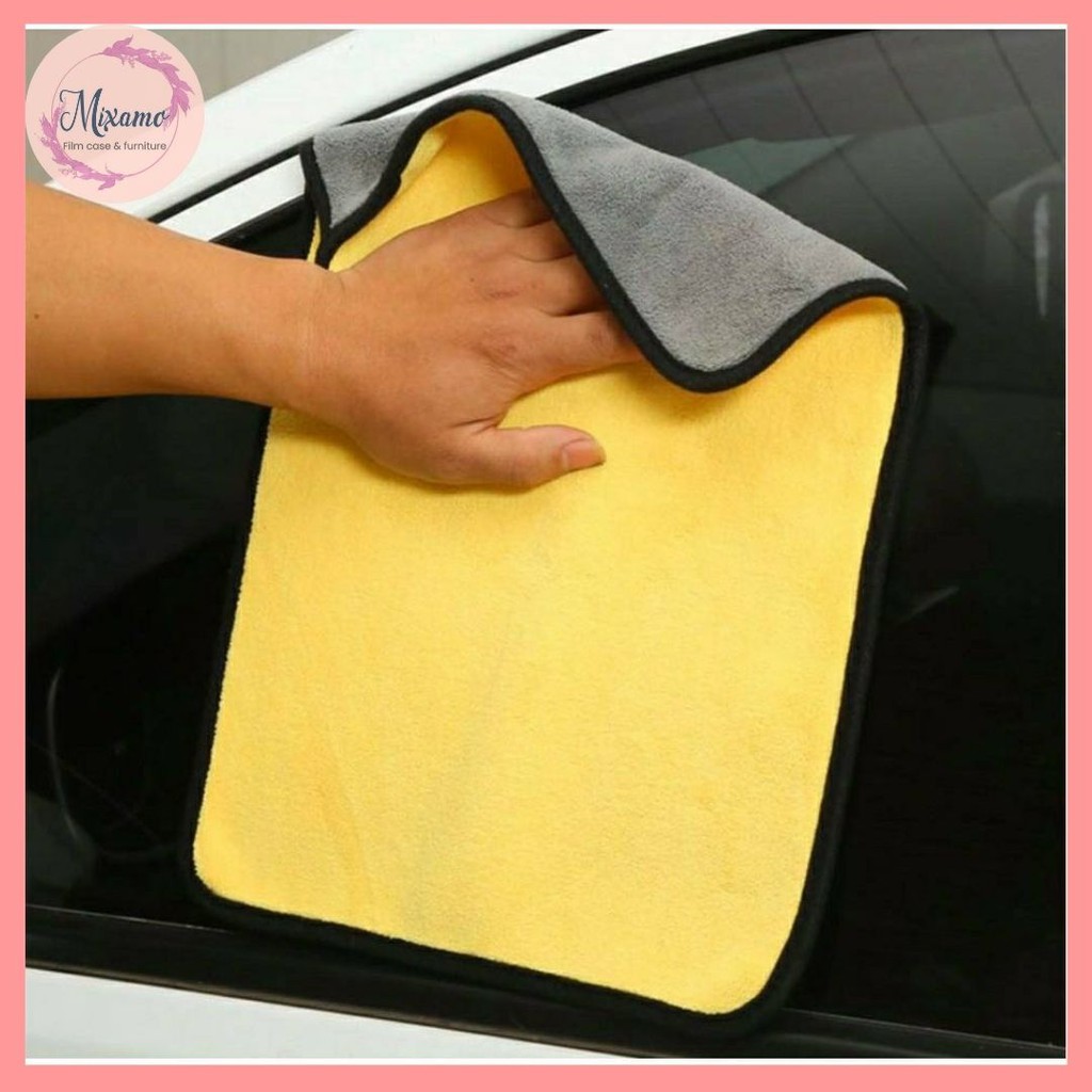 --MXM-- ผ้าไมโครไฟเบอร์ 3D 30*60 ผ้าหนานุ่ม ซับน้ำไว ผ้าเช็ครถ #B-0010