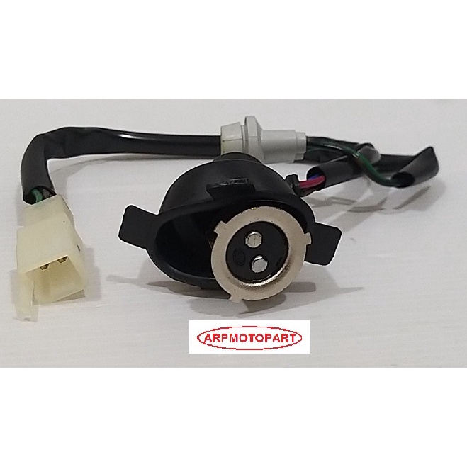 ขั้วไฟหน้า+ยางครอบ 2 ขั้ว รุ่น ฟีโน่ รุ่นเก่า FINO ปี 2007 # 1310-236-00