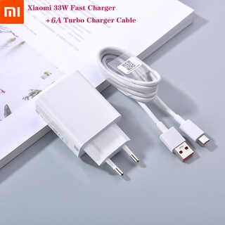 ของแท้ อะแดปเตอร์ชาร์จเร็ว Xiaomi 27W Mi 11 10T Pro Redmi Note 10 Pro 6A USB Type C สําหรับ Mi 10 T Lite 5G