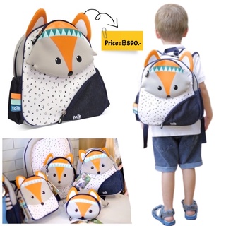 กระเป๋าเป้เด็ก Tots Kids Bag Fox Size 12 inches