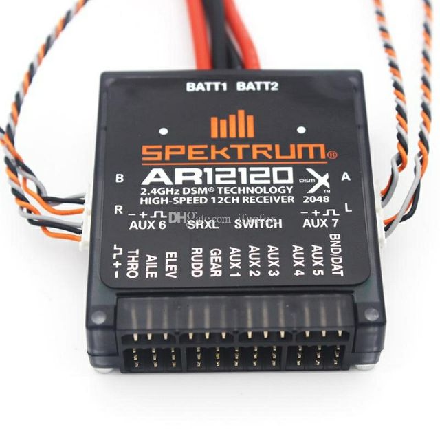 Best saller รีซีฟเวอร์ AR12120 SPEKTRUM Receiver adapter electronic hdmi สาย usb มอเตอร์ ALIGN ALIGN TREX อะไหร่เรือบังคับ รถบังคับ