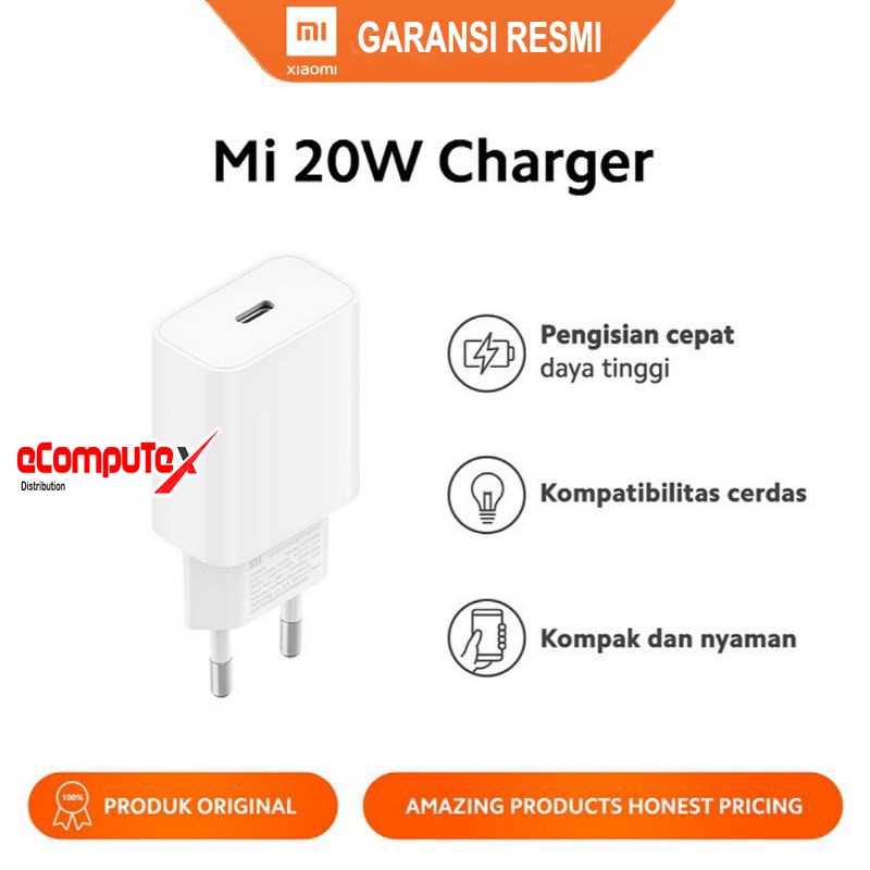 XIAOMI MI CHARGER 20W TYPE C ชาร์จเร็วต้นฉบับ / CHARGE XIAOMI 20 W
