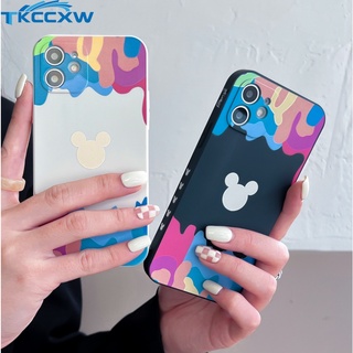 เคสซิลิโคนนิ่ม ลายการ์ตูนมิกกี้ มินนี่เมาส์ สําหรับ Realme GT Neo 3 2 3T 2T Narzo 50A 50i Prime Q5 Q3 Pro Carnival Q3S GT Master Edition