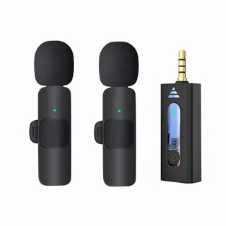 🆕Wireless Microphone รุ่น3.5 ไมค์ไร้สาย ไมโครโฟนไร้สาย ไมค์ไลฟ์สด ไมค์ไร้สายหนีบเสื้อ ไมค์หนีบปกเสื้อ